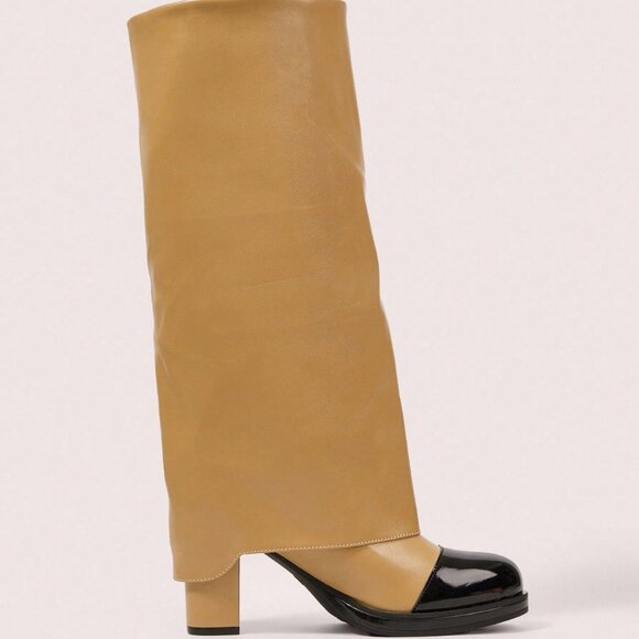 Stylish Women's High Heel Platform knee high Boots - Picture 9 of 10